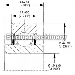 203KRR6,6095 Special Agricultural bearing